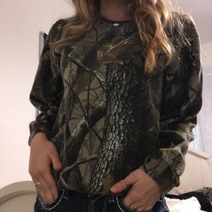 comfy camo sweatshirt